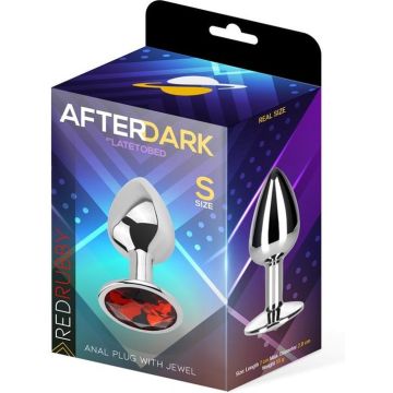 AfterDark Buttplug Red Rubby- S