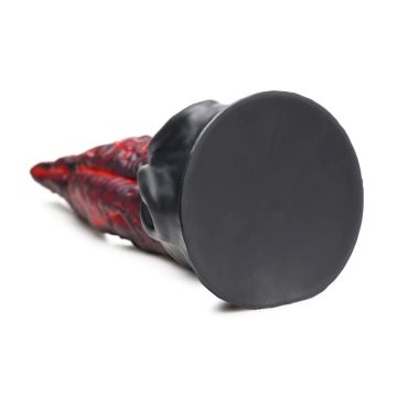 Creature Cocks Silicone Dildo Dragon Tongue - Rood/Zwart