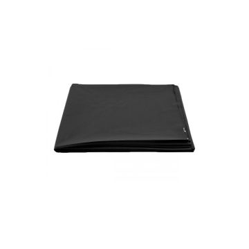 O-Products Bed Sheet Cover Dun Zwart - 220 cm x 130 cm