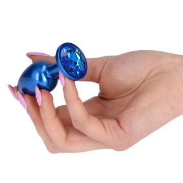Buttplug Teardrop Blauw