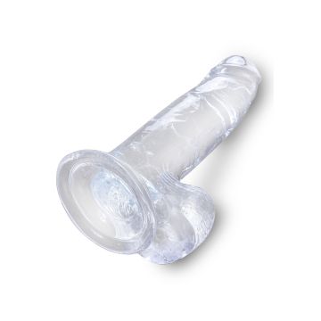 Transparante Realistische Dildo King Cock - 20 cm
