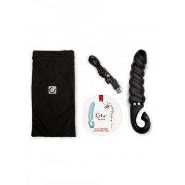 G-Jack 2 - G-Spot Vibrator met Ribbels - Zwart
