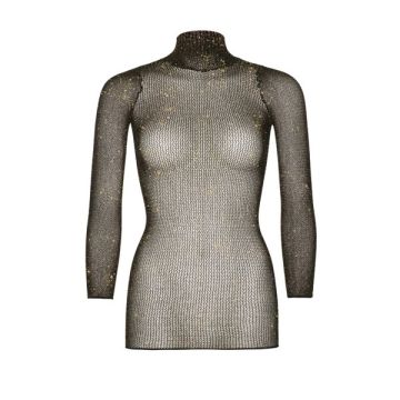 Sparkly Doorschijnend Jurkje met Kol