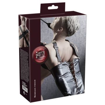 Verstelbare Kunstleren Armbinders - Zwart