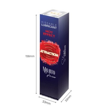 Glijmiddel Attractie Champagne Heat Mojito 50ml