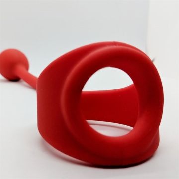 Thunder Plug Asslock + Cockring - Rood