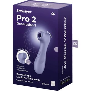 Satisfyer - Pro 2 Generation 3 (Met App Control) - Lila