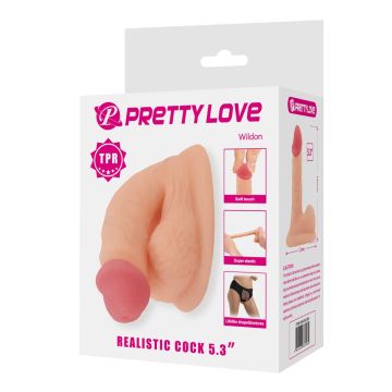 Realistische Packer Dildo Pretty Love Wildon - Huidskleur