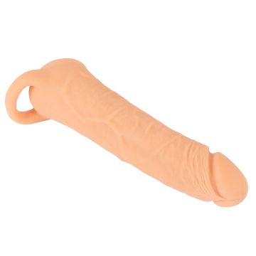 2in1 Penissleeve verlenging + Masturbator 23.8 cm