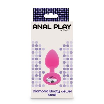 Buttplug Diamond Booty Jewel Small - Roze