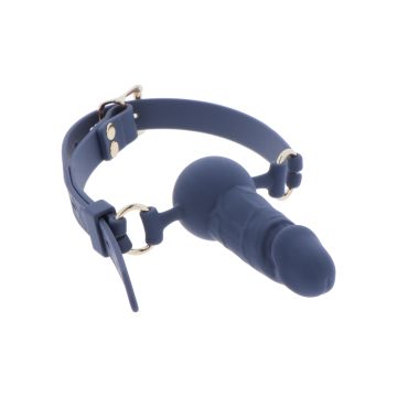 Penis Ball Gag Taboom Silicone Supreme - Blauw