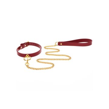 Halsband met ketting Taboom - Rood