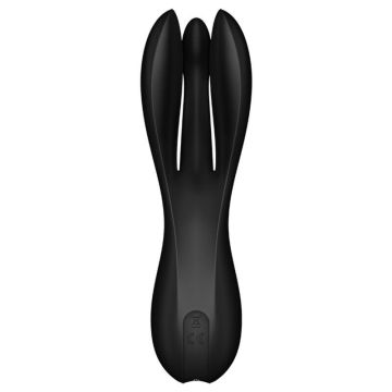 Satisfyer Threesome 2 Vibrator - Zwart