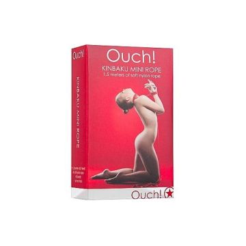 Kinbaku Mini Rope - 1,5m - Rood