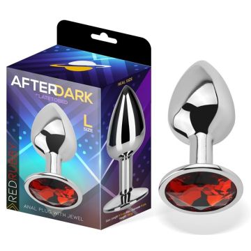 AfterDark Buttplug Red Rubby- L