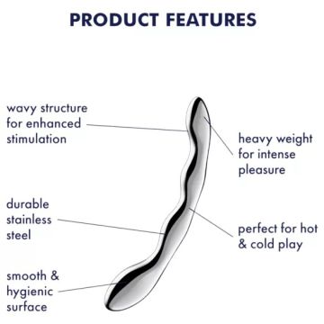 Satisfyer RVS G-Spot Dildo - Cosmic Crest 2