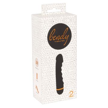 Buigzame Vibrator Bendy Ripple - Zwart