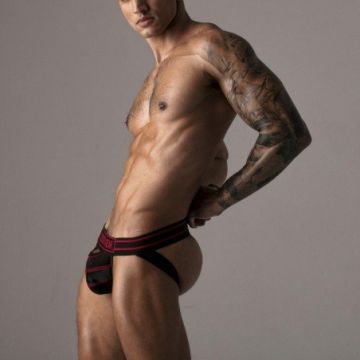 Locker Gear Jockstrap Watch it Hard - Rood