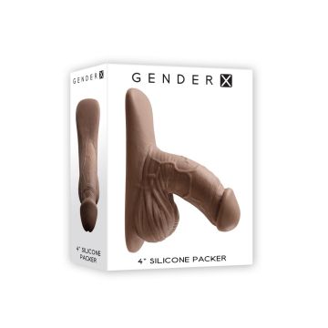 Realistische Dildo Packer Dark - 10 cm