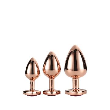 Buttplug Set Gleaming - Rose 