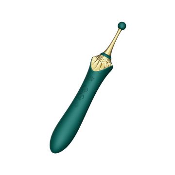 Bess 2 Verwarmende Clitoris Massager met 4 Opzetstukken - Groen