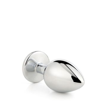 Zilveren Buttplug Gleaming - L