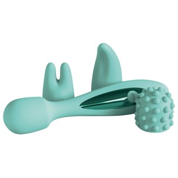 Wand Vibrator Canna Met 3 opzetstukken - Turquoise