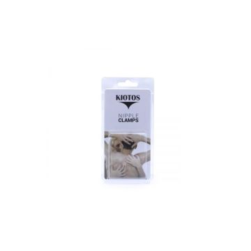 Kiotos Tepel Grijper met Ketting - Zilver