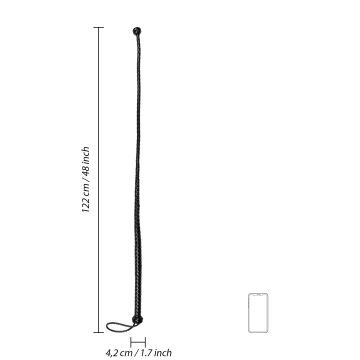 Leren Zweep Knot Detail