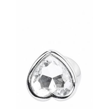 Buttplug met Hartvormig Diamant - S