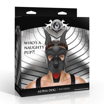 XR Brands Pup Hood Alpha Dog - Zwart