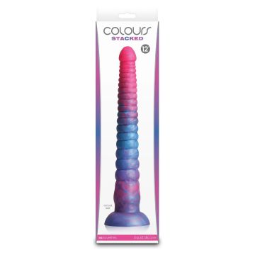 Stacked Dildo 30.6 cm - Roze/Blauw