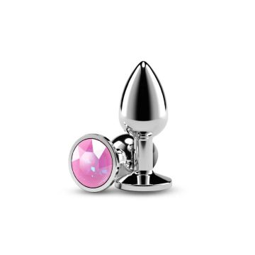 NS Novelties Buttplug met Diamant Rear Assets Small - Roze