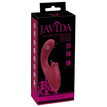 3-Functie Vibrator Javida - Rood