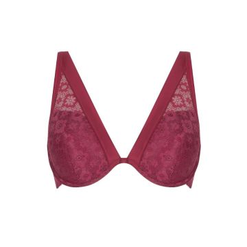 LingaDore Kanten Triangel BH Voorgevormd - Rood