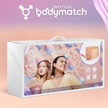 BODYMATCH Blayke Boxer met Ingebouwde Penis 18 cm Silicone - One Size