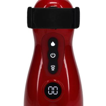 Pumped Vibrerende Masturbator Pomp met Telefoonhouder Virtuo - Rood
