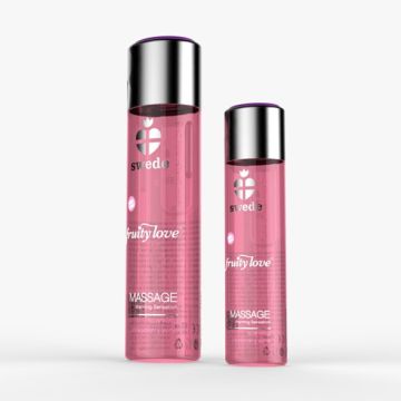 Bruisende Aardbeienwijn Waterbasis Massagmiddel- 120 ml