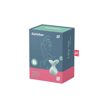 Satisfyer Viva La Vulva Oplegvibrator - Groen