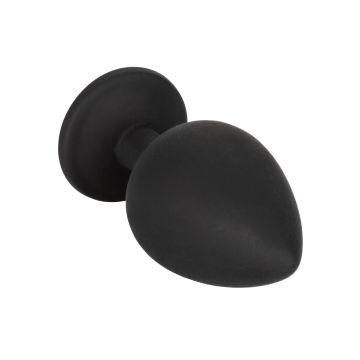 Siliconen Buttplug Set met Zilveren Steen