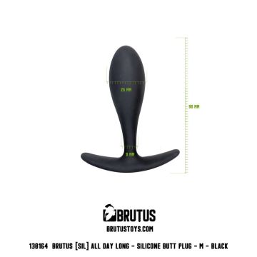Silicone Buttplug All Day Long Brutus - M
