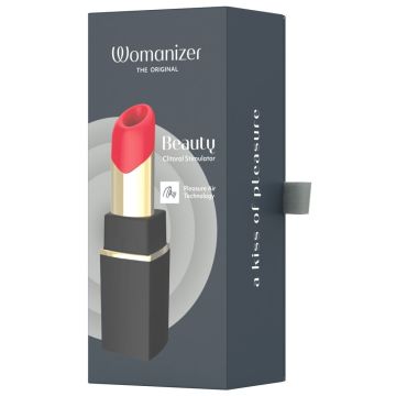 Womanizer Beauty Clitoris Stimulator in Lipstick-design - Zwart