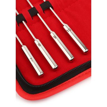 Dilator Set Mr. Steel Rosebud Urethral Sounds 8 Stuks