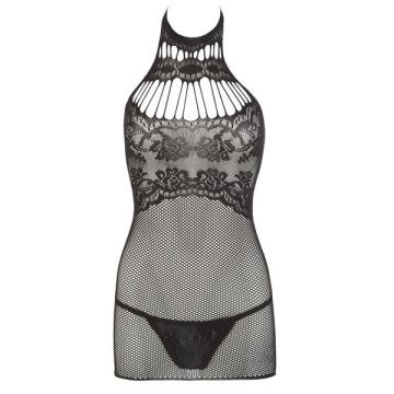 Netstof Halter Jurkje met String