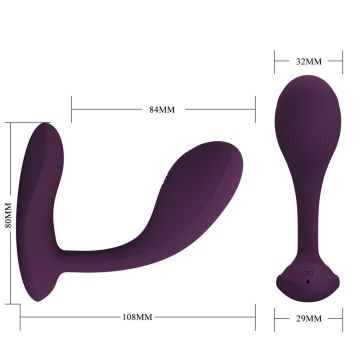 G-Spot Vibrator Pretty Love Baird II - Bordeauxrood