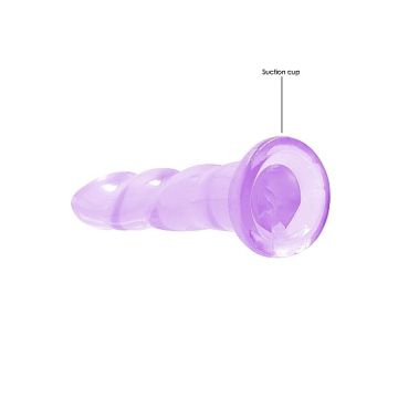 Kristalheldere Dildo - Paars