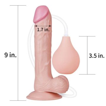 Spuitende Dildo Squirt extreme - Huidskleur