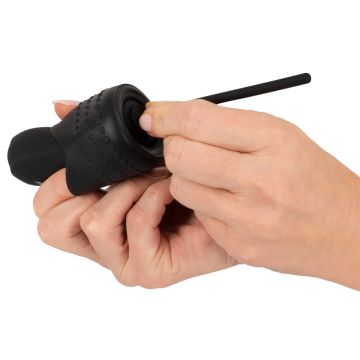 Eikel Masturbator met Opzetbare Dilator Set