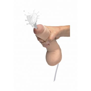 Spuitende Dildo met Realistische Look 10 Inch - Huidskleur