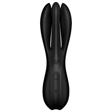 Satisfyer Threesome 2 Vibrator - Zwart